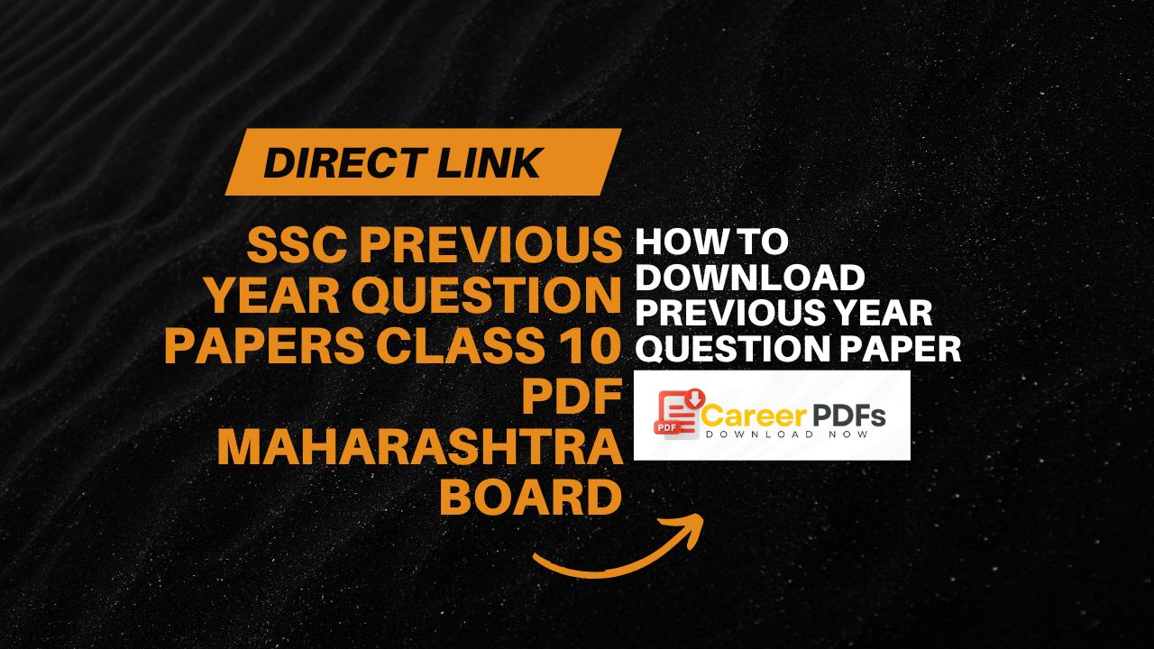 [6yr] SSC Previous Year Question Papers Class 10 PDF Maharashtra Board English Medium