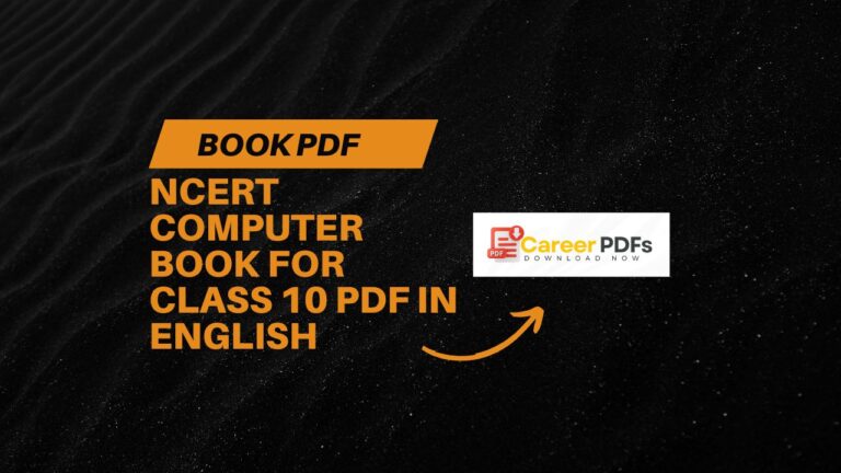 NCERT Computer Book for Class 10 PDF in English